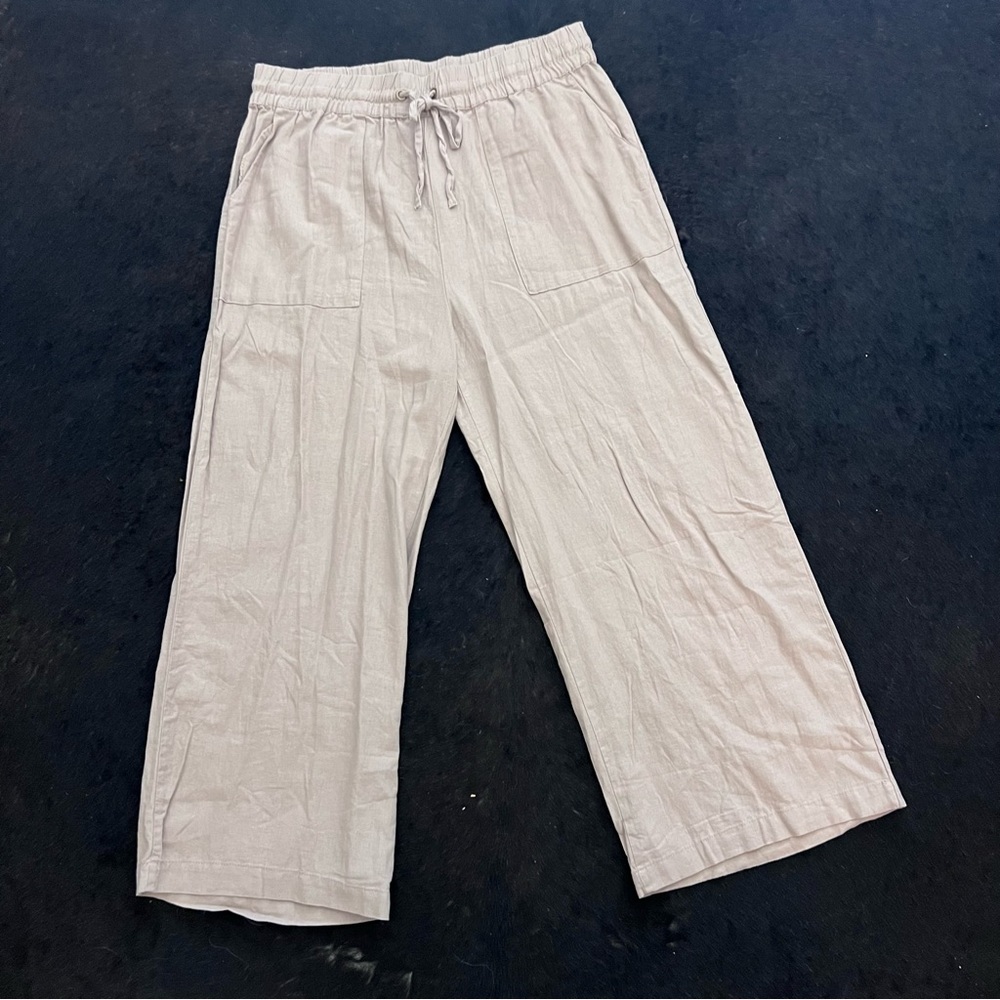 2X Natural Linen Pants